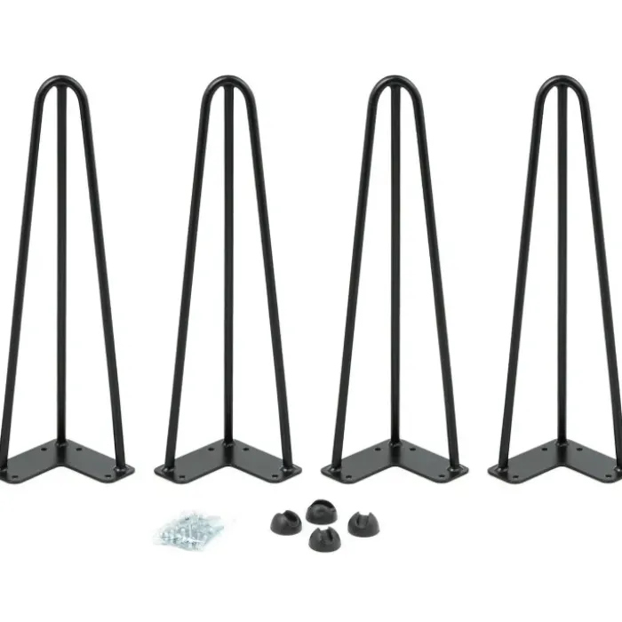 4 pieds de table épingle
