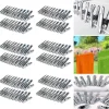 120 pinces à linge inox, pinces incassables, inusables, ne rouillent pas