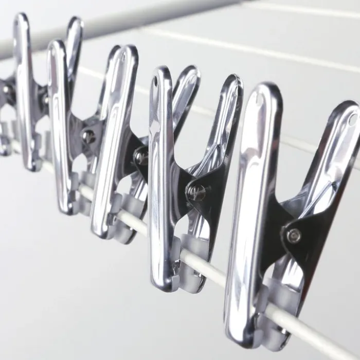 120 pinces à linge inox, pinces incassables, inusables, ne rouillent pas