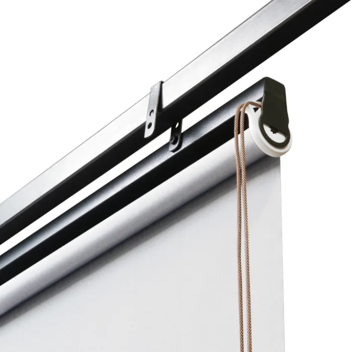 3 stores enrouleurs blancs 225 cm pour pergola