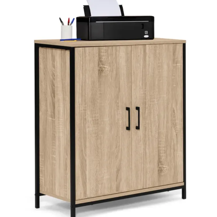 Armoire basse industrielle 2 portes