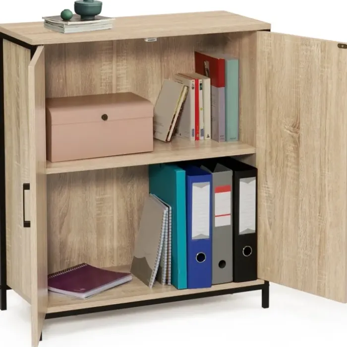 Armoire basse industrielle 2 portes