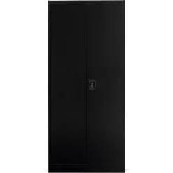 Armoire de bureau en métal noir 80x180 cm