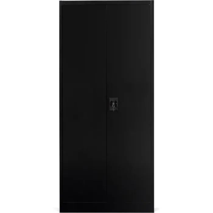 Armoire de bureau en métal noir 80x180 cm