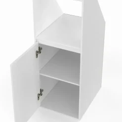 Armoire sous pente blanche 1 porte 1 niche