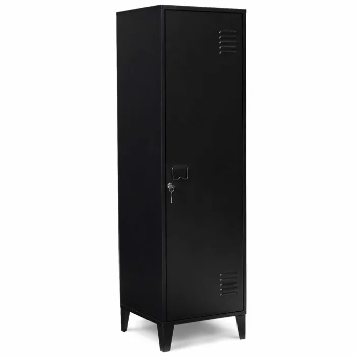Armoire vestiaire métallique noire