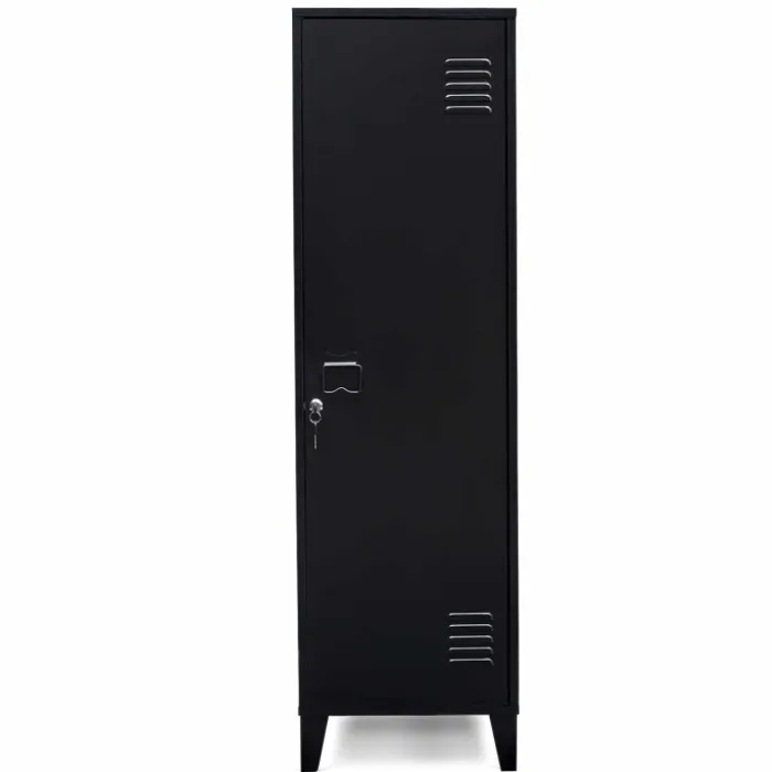 Armoire vestiaire métallique noire