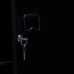 Armoire vestiaire métallique noire