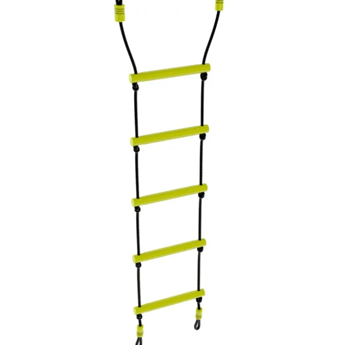 Balançoire 4 portiques pour jardin avec panier de basket et but de foot