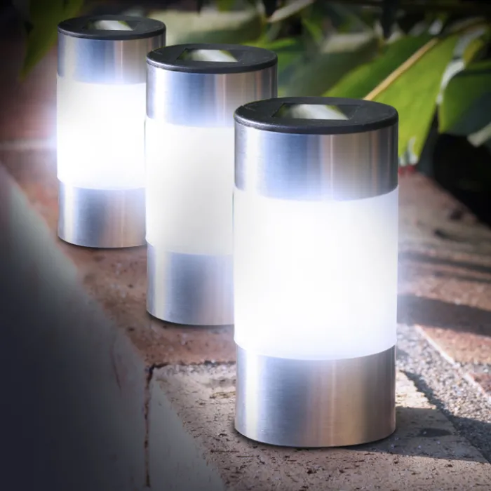 Balises solaires sans fil avec détecteur de crépuscule