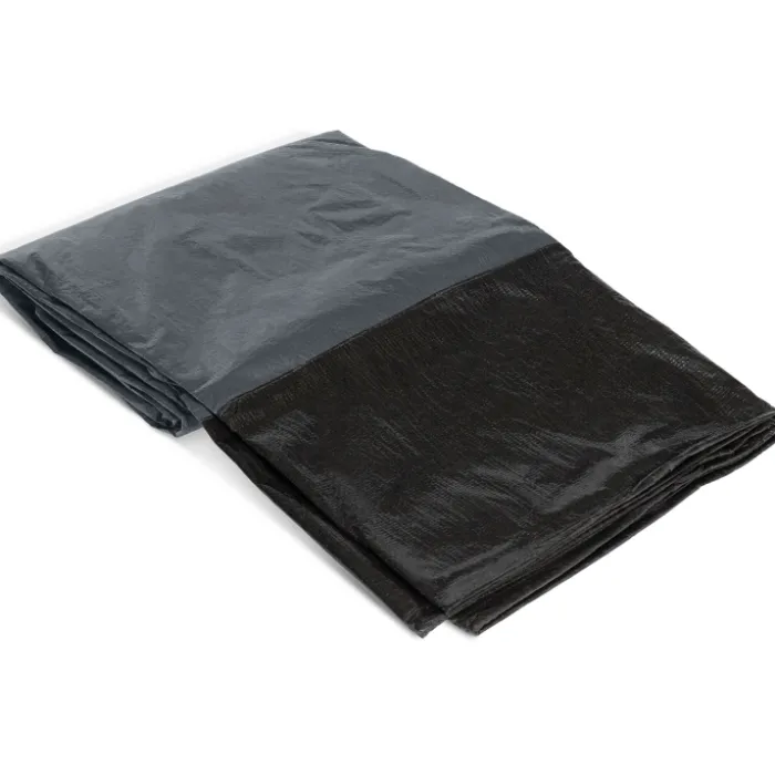 Bâche table de jardin rectangulaire imperméable grise et noire