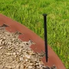 Bordure de jardin flexible marron terracotta à planter