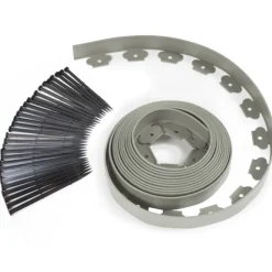 Bordure de jardin flexible grise