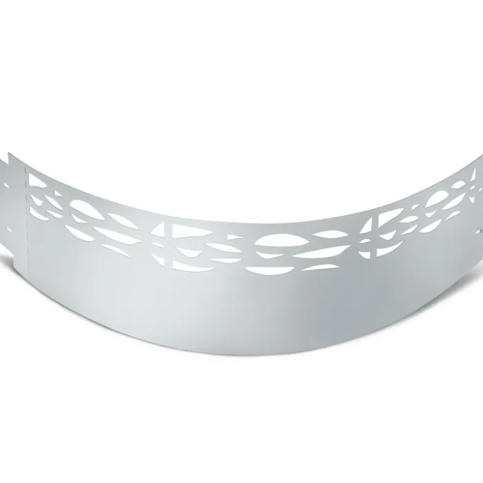 Bordurette de jardin grise flexible en acier