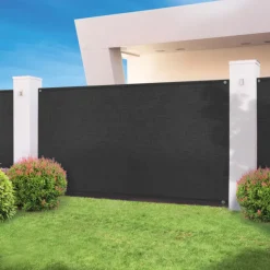 Brise vue 1,5 m x 10m noir occultant 300 g m²