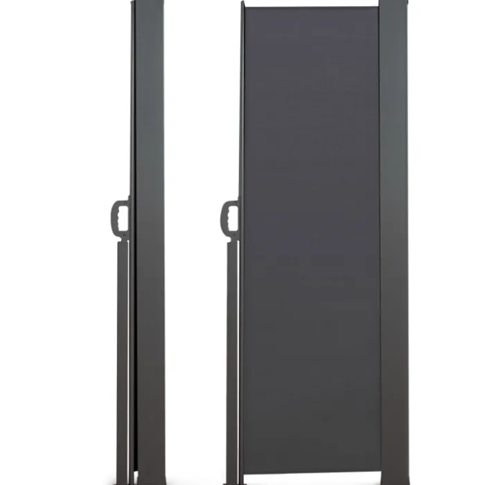 Brise vue enroulable gris 400x200 cm