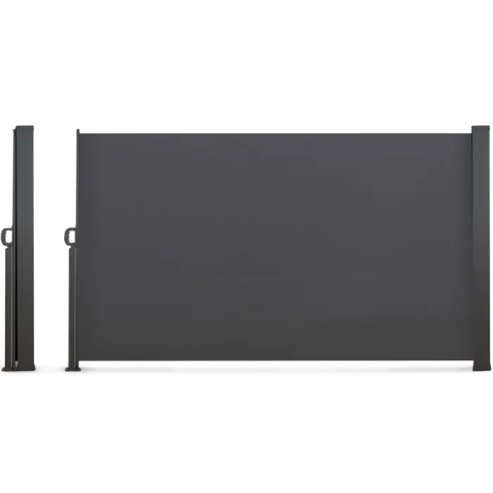 Brise vue enroulable gris 400x200 cm