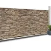 Brise vue imitation pierre 1,2 x 10m