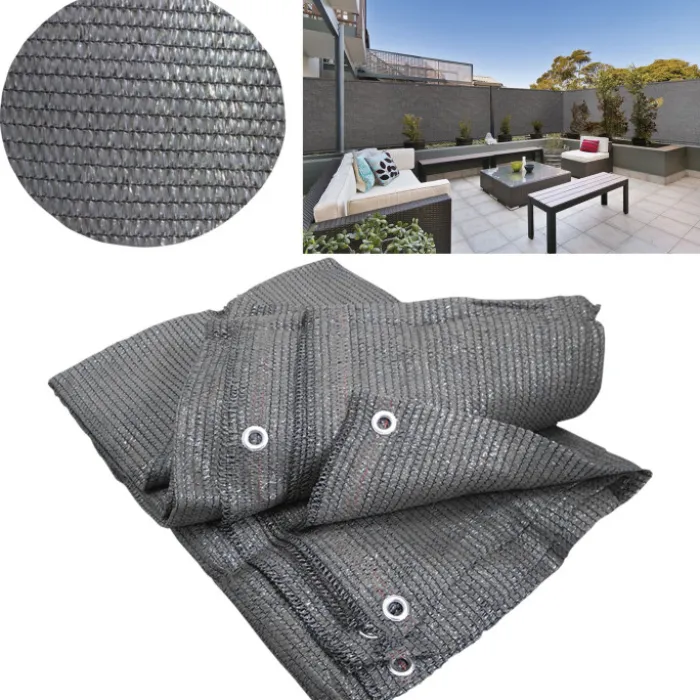 Brise vue 1m x 10 m gris anthracite occultant 90 g m²