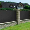 Brise vue noir 1,8 m x 10 m occultant et résistant 400 g/m²