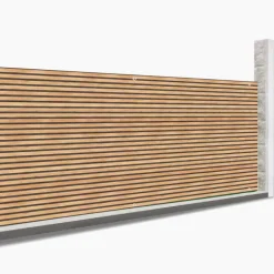 Brise vue occultant effet claustra en bois 1,5 x 10 M 160 gr/m²