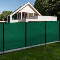 Brise-vue vert 1,5 x 10 m occultant 150 gr/m²