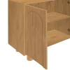 Buffet 160 cm 4 portes design arche bois façon chêne