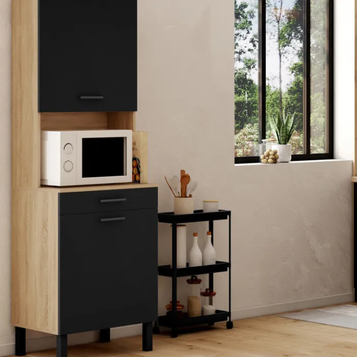 Buffet de cuisine avec 2 portes et un 1 tiroir