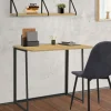 Bureau pliable industriel bois et métal