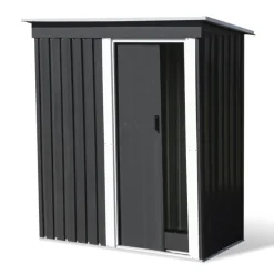 Cabanon de jardin en métal toit plat 1,3m²