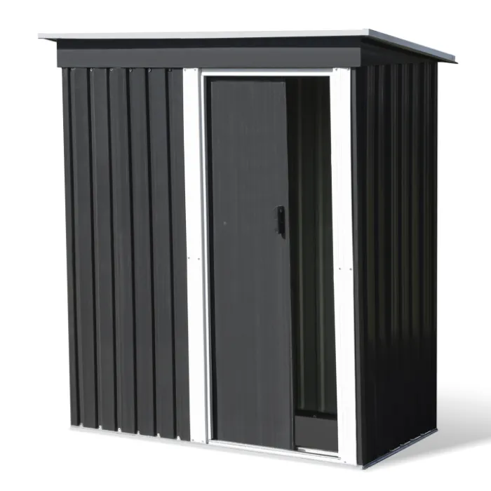 Cabanon de jardin en métal toit plat 1,3m²