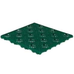 Caillebotis extérieur en plastique vert
