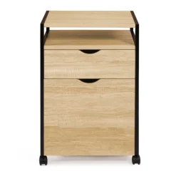 Caisson de bureau 2 tiroirs pour imprimante