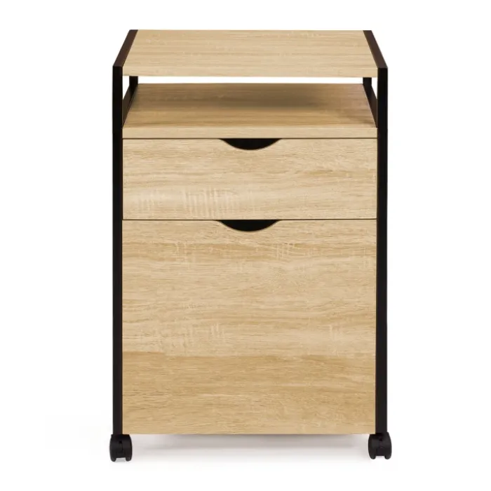 Caisson de bureau 2 tiroirs pour imprimante