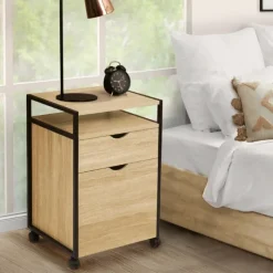 Caisson de bureau 2 tiroirs pour imprimante