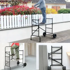 Échafaudage roulant et pliable hauteur de travail 2,5m
