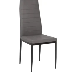 Chaises de salle à manger grises ROMANE