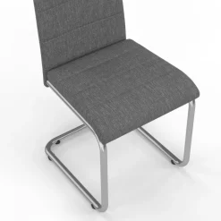 Chaises design gris anthracite pour salle à manger