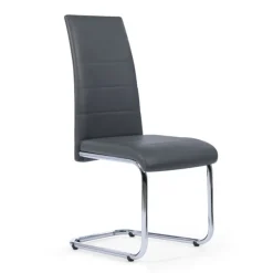 Chaises grises design pour salle à manger MIA