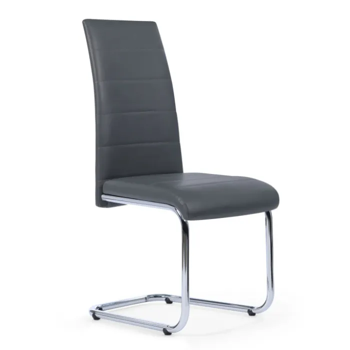Chaises grises design pour salle à manger MIA