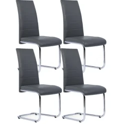 Chaises grises design pour salle à manger MIA