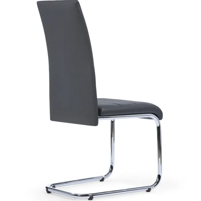 Chaises grises design pour salle à manger MIA