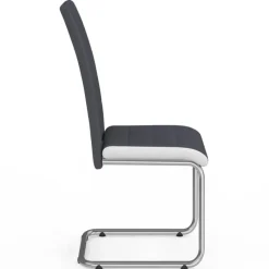 Chaises grises et blanches design pour salle à manger