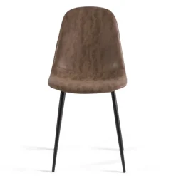 Chaises marron vintage