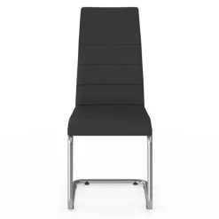 Chaises noires design pour salle à manger MIA