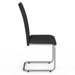 Chaises noires design pour salle à manger MIA