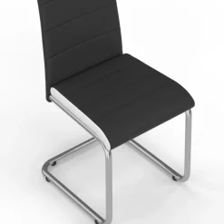 Chaises noires et blanches design pour salle à manger MIA