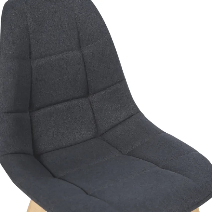 Chaises scandinaves grises pieds en bois