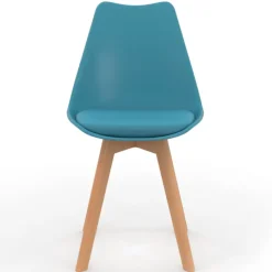 Chaises scandinaves mix color rose, blanc, gris, bleu