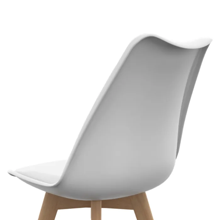 Chaises scandinaves mix color : gris, blanc, noir et patchworks